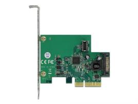 DeLOCK PCI Express Card to 1 x internal USB 3.2 Gen 2 key A 20 pin female - USB-Adapter - PCIe 3.0 x4 Low-Profile - USB 3,2 Gen 2 (intern) x 1