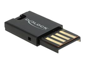 Delock - Kartenleser (microSD, microSDHC, microSDXC, microSDHC UHS-I, microSDXC UHS-I, microSDHC UHS-II, microSDXC UHS-II) - USB2.0 (91603)