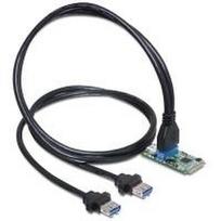 Delock MiniPCIe I/O PCIe full size 1 x 19 Pin USB3.0 Pin Header - USB-Adapter - PCIe Mini Card - USB, USB2.0, USB3.0 (95234)