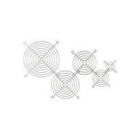 InLine® Fan Guard Metal Chromium Plated, 92x92mm
