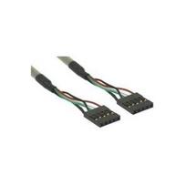 InLine® Slot Bracket 2x USB 2.0 Type A female to 2x 5 Pin internal header 0.3m