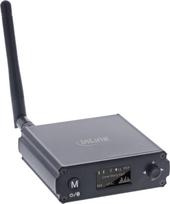 InLine Bluetooth 5.1 HiFi-Receiver & USB DAC - mit LCD - USB - AAC - LDAC - SBC - 30 m - 0,02% - Qualcomm QCC5125 - Aluminium (99209M)