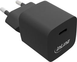 InLine® USB GaN Charger Single USB-C, Power Delivery, PPS, 33W, black