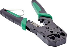 InLine Modular Crimpzange - für RJ11 - RJ12 - RJ45 Stecker (74103B)