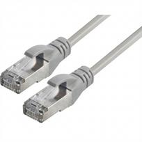 Kabel Patchkabel CAT 6a Kabel für Netzwerk, LAN und Ethernet 1m grau (80275)
