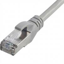 Kabel Patchkabel CAT 6a Kabel für Netzwerk, LAN und Ethernet 5m grau (80277)