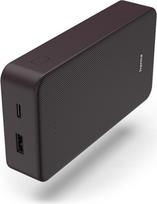 Hama Colour 20 - Powerbank - 20000 mAh - 74 Wh - 3 A - Fast Charge - 2 Ausgabeanschlussstellen (USB, 24 pin USB-C) - auf Kabel: USB-C - Pflaume (violett) (00201715)