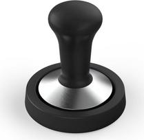 Xavax Tamping-Set, Tamper 58 mm, Edelstahl, mit Tampermatte, rutschfest, Schwarz (00111285)