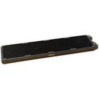 Phobya R27-S480 Radiator, 480 mm Radiator, 18 FPI, Kupferlamellen, 2x G1/4-Zoll-Anschlüsse – schwarz