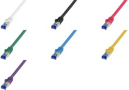 Logilink Professional Ultraflex - Patch-Kabel - RJ-45 (M) zu RJ-45 (M) - 15 m - 6 mm - S/FTP -Cat.7 Rohkabel (Kabel) / CAT 6a (Anschlüsse) - halogenfrei, geformt, ohne Haken - Rot, RAL 3018 (C6A104S)