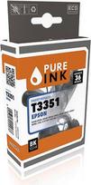PURE INK EPST3351BK PI EPSON T3351 XP Tinte black HC rebuilt 530Seiten Chip 12.2ml - Kompatibel - Schwarz