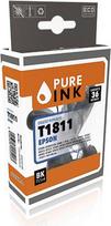 PURE INK EPST1811BK PI EPSON T1811 XP Tinte black HC rebuilt 470Seiten Chip 11,5ml (EPST1811BK) - Kompatibel - Schwarz