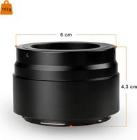 Walimex pro T2 Adapter für Nikon Z - Adapterring mit manuellem Fokus, einfache Handhabung, Objektiv-Anschlussring kompatibel mit Nikon Z6, Nikon Z7, Nikon Z50, Nikon Z5, Nikon Z7 II, Nikon Z6 II (1023365)