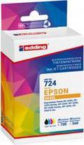 edding EDD-724 schwarz, cyan, magenta, gelb Druckerpatronen kompatibel zu EPSON 604XL (T10H1+H2+H3+H4), 4er-Set (18-724)