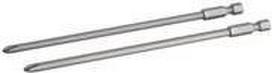 Metabo Screwdriver bit 2 pieces pozidriv PZ2 Allen key Length 146 mm