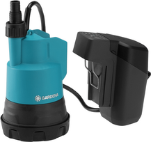 Cordless clear water submersible pump 2000 2 18V P4A no battery and charger