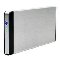 FANTEC fanbox FB-C25US2 - Speichergehäuse mit Datenanzeige, Netzanzeige - 6,4 cm (2.5) - SATA 3Gb/s - 300MBps - eSATA 3Gb/s, USB2.0 - Silber (4036)
