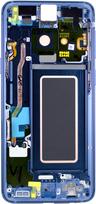 Samsung G960F Galaxy S9 - Original Ersatzteil - LCD Display / Touchscreen mit Rahmen - Blau (GH97-21696D)