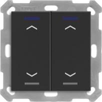 MDT BE-TAL550206.A1 KNX Taster Light 55 2-fach RGBW Schwarz matt Jalousie 1 (BE-TAL550206.A1)