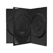 MediaRange 3er-DVD-Box Schwarz- Kapazität: 3 CD, 3 DVD - 50 Pack - Schwarz (BOX15)