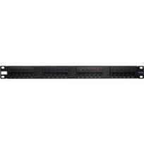 Inter-Tech - Patch Panel - CAT 5e - UTP - RJ-45 X 24 - 1U - 48,3 cm (19) (88887152)
