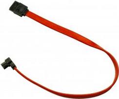 Inter-Tech - SATA-Kabel - Serial ATA 150/300/600 - SATA zu SATA - 50cm - 90° Stecker, eingerastet (88885312)