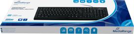 MEDIARANGE MROS101-FR - Standard - Verkabelt - USB - Mechanischer Switch - AZERTY - Schwarz