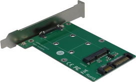 Inter-Tech KT008A - Schnittstellenadapter - mSATA - Low-Profile - SATA 6Gb/s (88885373)