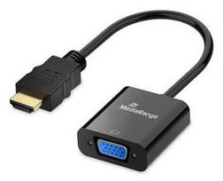 MEDIARANGE HDMI auf VGA HD15 Video Konverter 20cm sw - Converter - HDMI (MRCS231)