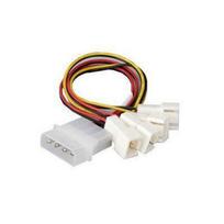 Akasa AK-CB001 - 4 x 3-pin - 4-pin Molex - Männlich/männlich - Mehrfarben (AK-CB001)