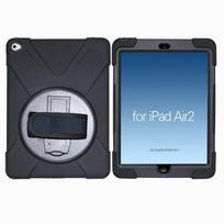 eSTUFF Defender Case - Hintere Abdeckung für Tablet - Schwarz - 9.7 - für Apple iPad Air 2 (ES681542-BULK)