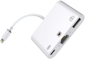 Microconnect W125648613 RJ45 - Lightning - USB Lightning Hub Weiß (W125648613)