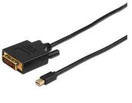 Microconnect MDPDVI1B 1m Mini DisplayPort DVI-D Schwarz Videokabel-Adapter (MDPDVI1B)