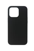 eSTUFF - Hintere Abdeckung für Mobiltelefon - Silikon - Schwarz - für Apple iPhone 13 Pro Max (ES67120004)