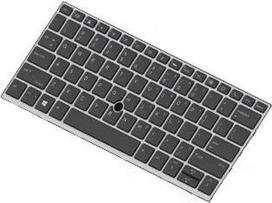 HP DualPoint - Ersatztastatur Notebook - hinterleuchtet - Französisch - für EliteBook 830 G5, 830 G6 (L13697-051)
