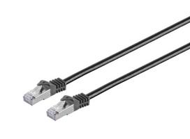 MicroConnect - Netzwerkkabel - RJ-45 (M) zu RJ-45 (M) - 15,0m - SFTP, PiMF -Cat.7 Rohkabel - ohne Haken - Schwarz (SFTP715S)
