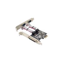 MicroConnect - Adapter Parallel/Seriell - PCIe 2.0 - parallel x 1 + seriell x 2