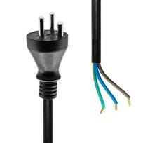 MicroConnect Type K Open End power cord 10m Black (MC-PE010DKB-OE)