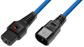 MicroConnect IEC Lock C13 to C14 1.5m (MC-C13C14LOCK-1.5MB)