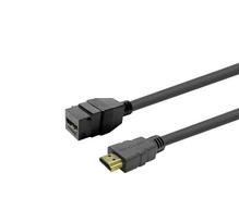 VivoLink Keystone Black HDMI Female to Male (PROKEYHDMIFM3B)