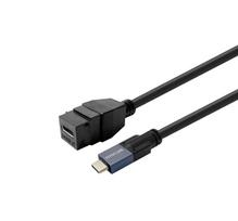 VivoLink Keystone Black USB-C female to male (PROKEYUSBCFM1B)