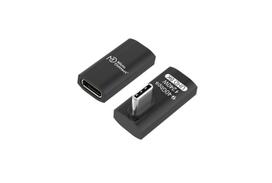 MicroConnect Premium USB4 Gen 3x2 USB-C angeled straight adapter - Adapter (USB4-CCFAS-240W)