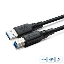 MicroConnect ColorFlex USB 3.2 A-B Gen 1 Cable Halogenfree LSZH - Kabel - Digital/Daten (USB3.0AB2B-LSZH)