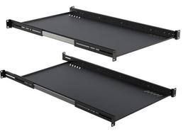Lanview 19 D=1000 SIDE HANDLE MOVABLE SPECIAL SHELF BLACK (LVR1U-SLIDE-1000MM-BL)