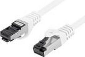 Lanberg Patchkabel CAT.8.1 S/FTP LSZH CU 0,5m Fluke Zert. wß - Kabel - Netzwerk (PCF8-10CU-0050-W)