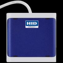 HID OMNIKEY 5022 CL (Dark Blue) - Short 1.5m Lead- USB C Standard Plug- Contactless only (13.56 MHZ) reader- CCID compliant- Optional Card Retainer and Mounting Accessories- MOQ 10 and multiples of 10 (R50220320-DB)