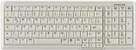 Cherry Industry 4.0 Compact Notebook Style Keyboard with NumPad PS2 Light Grey