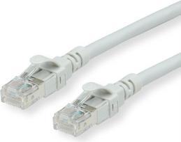 Roline - Patch-Kabel - RJ-45 (M) bis RJ-45 (M) - 1.5 m - SFTP, PiMF - CAT 6 - halogenfrei, geformt, verseilt - Grau