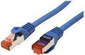 Roline - Patch-Kabel - RJ-45 (M) bis RJ-45 (M) - 50 cm - SFTP, PiMF - CAT 6 - halogenfrei, geformt, verseilt - Blau