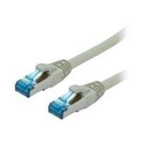 VALUE - Patch-Kabel - RJ-45 (M) - RJ-45 (M) - 1 m - UTP - CAT 6a - gepresst - Grau (21.99.0871)